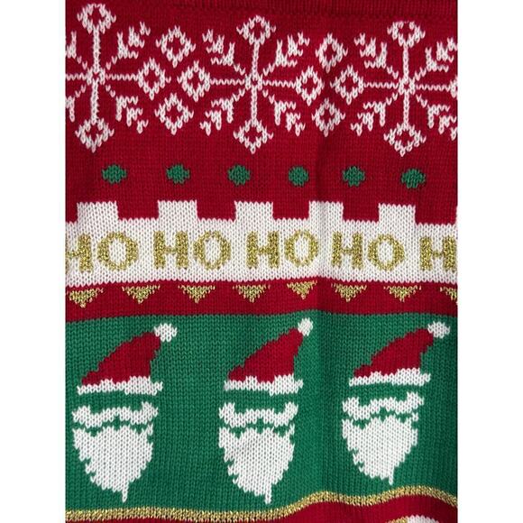 Major Super Christmas‎ Santa Claus Skirt Red Green Women's Small NWOT - Picture 3 of 7